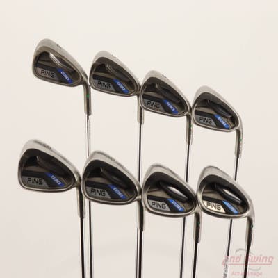 Ping G30 Iron Set 4-PW AW Ping CFS Distance Steel Stiff Right Handed Green Dot +1/2"