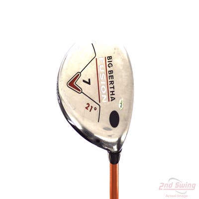 Callaway Big Bertha Fusion Fairway Wood 7 Wood 7W 21° Callaway Aldila NVS Graphite Ladies Right Handed 41.0in
