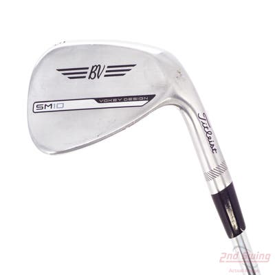 Titleist Vokey SM10 Tour Chrome Wedge Pitching Wedge PW 46° 10 Deg Bounce F Grind Titleist Vokey BV Steel Wedge Flex Right Handed 35.75in