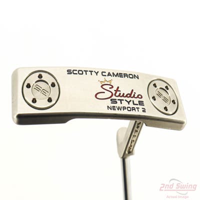 Mint Titleist Scotty Cameron 2025 Studio Style Newport 2 Putter Steel Right Handed 34.0in