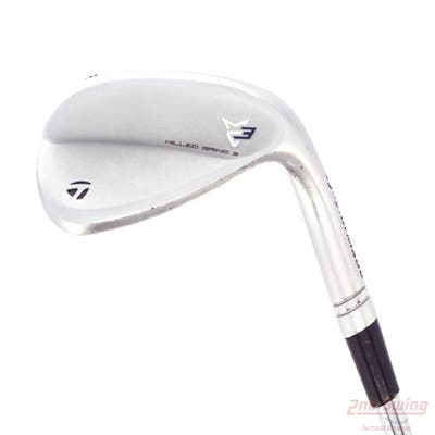 TaylorMade Milled Grind 3 Raw Chrome Wedge Lob LW 58° 11 Deg Bounce SB True Temper Dynamic Gold Tour Issue S200 Steel Stiff Right Handed 34.75in