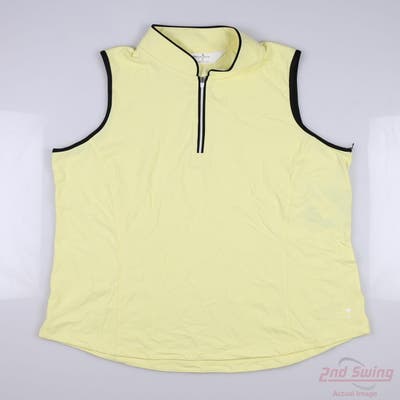 New Womens Belyn Key Sleeveless Medium M Yellow MSRP $50 TSL0041-LEM