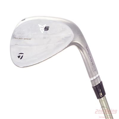 TaylorMade Milled Grind 5 Satin Chrome Wedge Gap GW 50° 9 Deg Bounce SB UST Mamiya Recoil 680 F4 Graphite Stiff Right Handed 36.0in