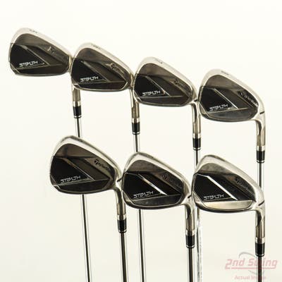 TaylorMade Stealth Iron Set 5-PW AW FST KBS MAX 85 MT Steel Regular Right Handed +1/4"