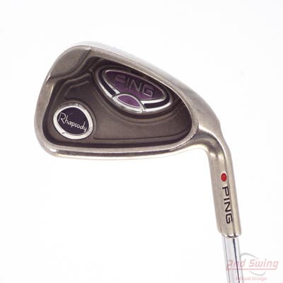 Ping Rhapsody Single Iron 8 Iron Ping AWT Steel Senior Right Handed Red dot 36.5in