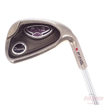 Ping Rhapsody Single Iron Pitching Wedge PW Ping AWT Steel Senior Right Handed Red dot 35.5in