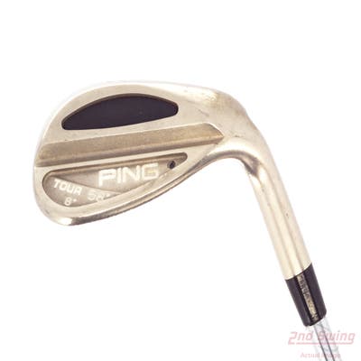 Ping Tour Black Nickel Wedge Lob LW 58° 8 Deg Bounce Stock Steel Shaft Steel Wedge Flex Right Handed Black Dot 35.5in