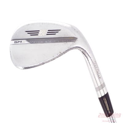 Titleist Vokey SM8 Tour Chrome Wedge Sand SW 56° 10 Deg Bounce S Grind Titleist Vokey BV Steel Wedge Flex Right Handed 35.25in