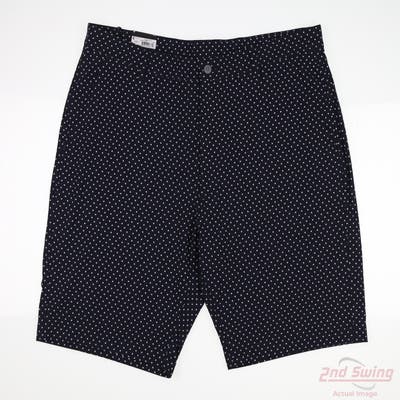 New Mens Footjoy Shorts 38 Navy Blue MSRP $99 26802
