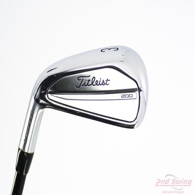 Titleist 2023 T200 Utility Utility Iron 3 Utility Project X HZRDUS Black Gen4 90HY Graphite Stiff Left Handed 39.5in
