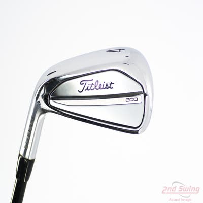 Titleist 2023 T200 Utility Utility Iron 4 Utility Project X HZRDUS Black Gen4 90HY Graphite Stiff Left Handed 39.25in