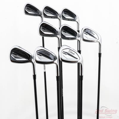 Titleist 2023 T350 Iron Set 4-PW AW GW Mitsubishi Tensei Red AM2 Graphite Senior Right Handed +1 3/4"