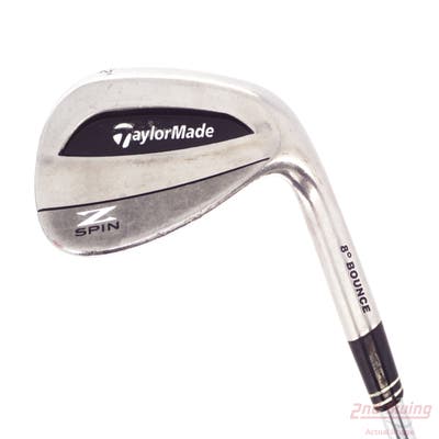 TaylorMade Z Spin Wedge Gap GW 52° 8 Deg Bounce Stock Steel Shaft Steel Senior Right Handed 35.75in
