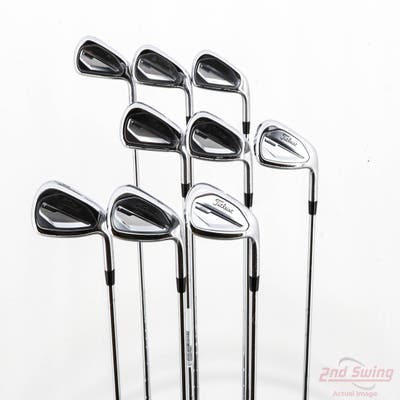 Titleist 2023 T350 Iron Set 4-PW AW GW True Temper AMT Red R300 Steel Regular Right Handed STD