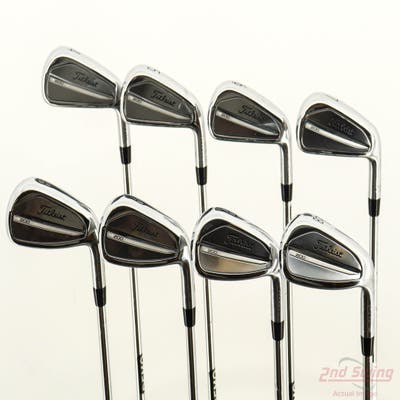 Titleist 2023 T200 Iron Set 4-PW AW True Temper AMT Black S300 Steel Stiff Right Handed +1 1/4"