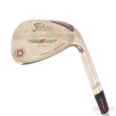 Titleist 2009 Vokey Spin Milled Black Wedge Gap GW 52° 8 Deg Bounce SM7 BV Steel Wedge Flex Right Handed 36.25in