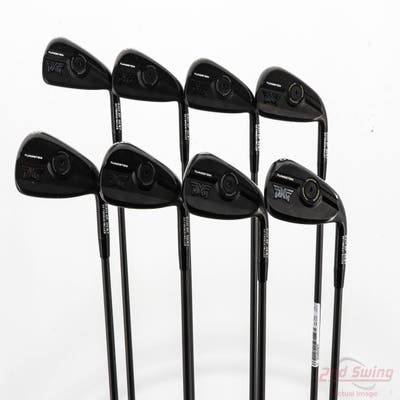 PXG 0311 XP Gen7 Xtreme Dark Iron Set 4-PW GW Aerotech SteelFiber i80 Private Reserve Graphite Regular Right Handed -1 1/4"