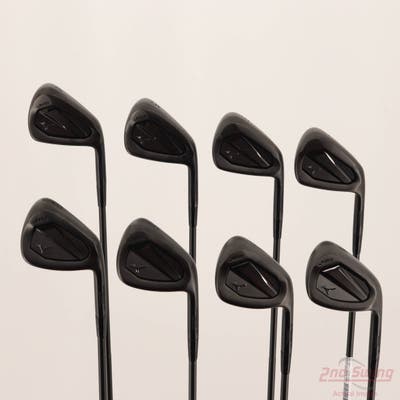 Mizuno JPX 925 Forged Black Iron Set 4-PW GW True Temper Dynamic Gold Mid 115 TI S400 GunMetal Steel X-Stiff Right Handed +1"