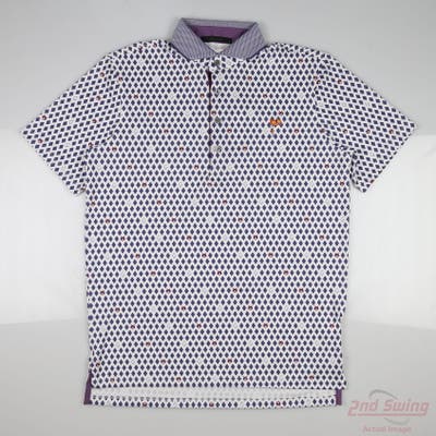 New W/ Logo Mens Greyson Polo Small S Multi MSRP $120 MFA22K40100