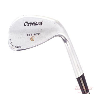 Cleveland 588 RTX Satin Chrome Wedge Lob LW 58° 12 Deg Bounce True Temper Dynamic Gold Steel Wedge Flex Right Handed 35.25in