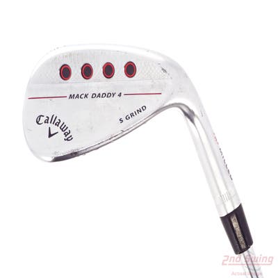 Callaway Mack Daddy 4 Chrome Wedge Gap GW 52° 10 Deg Bounce S Grind FST KBS Tour Steel Regular+ Right Handed 35.5in