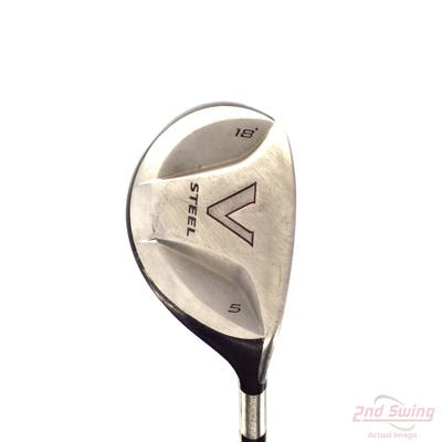 TaylorMade V Steel Fairway Wood 5 Wood 5W 18° TM M.A.S.2 Graphite Regular Right Handed 42.5in