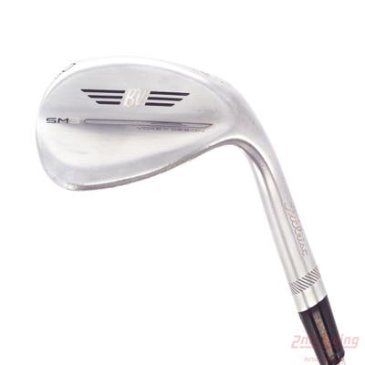 Titleist Vokey SM9 Tour Chrome Wedge Lob LW 60° 12 Deg Bounce D Grind FST KBS Tour Lite Steel Wedge Flex Right Handed 35.25in