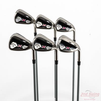 Callaway 2013 X Hot Womens Iron Set 6-PW AW Callaway X Hot Graphite Graphite Ladies Right Handed STD