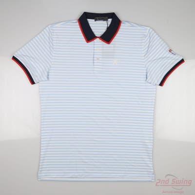 New W/ Logo Mens G-Fore Polo Medium M Multi MSRP $120 G4MS23K002