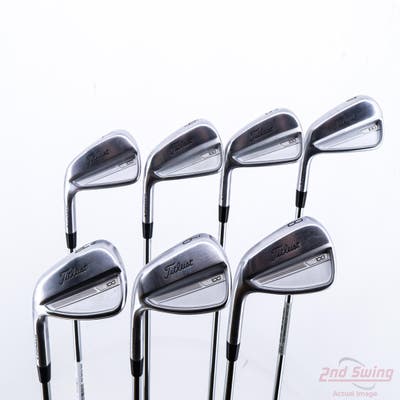 Titleist 2023 T100 Iron Set 4-PW True Temper AMT Tour White Steel Stiff Left Handed +1/4"