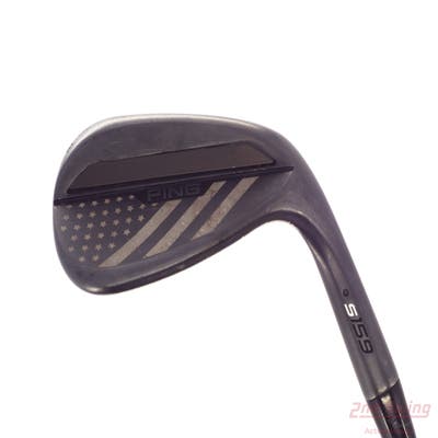 Ping s159 Midnight Wedge Sand SW 54° 12 Deg Bounce S Grind FST KBS Tour C-Taper Lite 110 Steel Stiff Right Handed Black Dot 35.25in