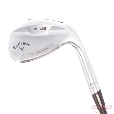 Mint Callaway Opus Platinum Chrome Wedge Lob LW 58° 8 Deg Bounce Z Grind True Temper Dynamic Gold Mid 115 TI Wedge GunMetal Steel Wedge Flex Right Handed 35.0in