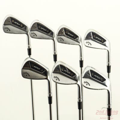 Mint Callaway Apex MB 24 Iron Set 4-PW True Temper Dynamic Gold 120 Tour Issue Steel X-Stiff Right Handed +1/2"