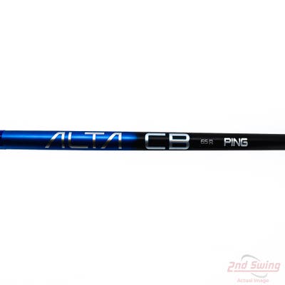 Used W/ Ping RH Adapter Ping Alta CB Blue 65 Fairway Shaft Regular 41.5in