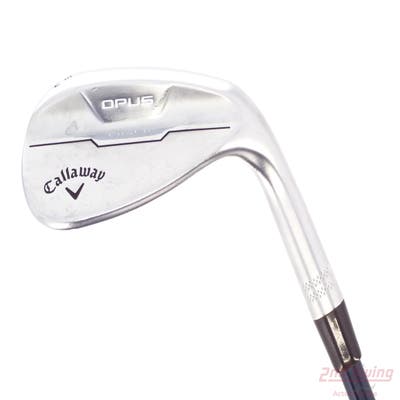 Mint Callaway Opus Brushed Chrome Wedge Sand SW 56° 14 Deg Bounce W Grind UST Recoil Dart HDC 50 Graphite Wedge Flex Right Handed 34.25in