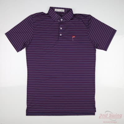 New W/ Logo Mens Holderness and Bourne Polo Medium M Purple MSRP $115