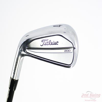 Titleist 2023 T200 Utility Utility Iron 4 Utility Project X HZRDUS Black Gen4 90HY Graphite Stiff Left Handed 39.0in