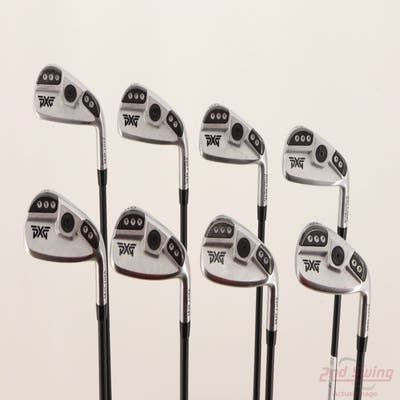 PXG 0311 T GEN5 Chrome Iron Set 4-PW GW Mitsubishi MMT 80 Graphite Stiff Right Handed +1/2"