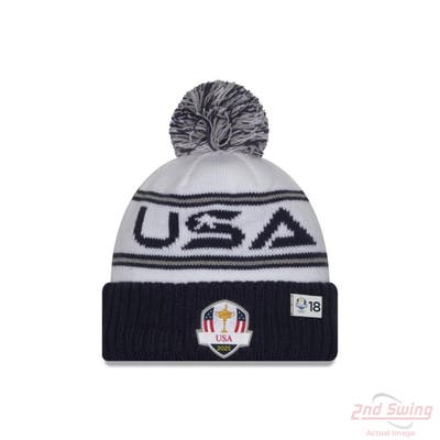 2025 Ryder Cup Team USA White Pom Knit