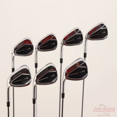 TaylorMade Qi Iron Set 5-PW AW FST KBS MAX 85 MT Steel Regular Left Handed +1/4"