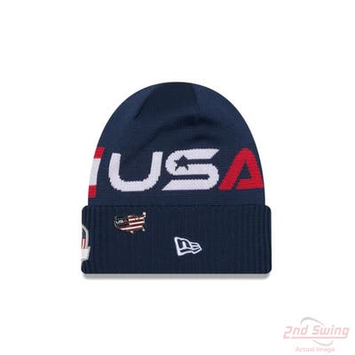 2025 Ryder Cup Team USA Navy Knit Beanie