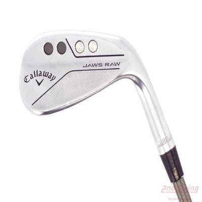 Callaway Jaws Raw Chrome Wedge Gap GW 50° 10 Deg Bounce S Grind Aerotech SteelFiber i80 Steel Regular Right Handed 37.0in