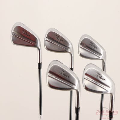 Titleist 2025 T350 Iron Set 7-PW AW Mitsubishi MMT AMC Red Graphite Senior Right Handed +1/4"