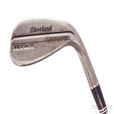 Cleveland RTX 6 ZipCore Tour Rack Raw Wedge Gap GW 50° 10 Deg Bounce Mid True Temper Dynamic Gold Spinner Tour Issue Steel Wedge Flex Right Handed 35.0in