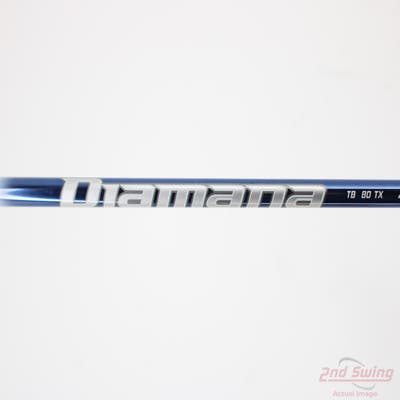 Used W/ RH Adapter Mitsubishi Golf Diamana TB-Series 80 Fairway Shaft Tour X-Stiff 42.25in