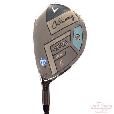 Mint Callaway Reva Rise Fairway Wood 5 Wood 5W 21° UST Mamiya LinQ LTE Graphite Ladies Left Handed 41.25in