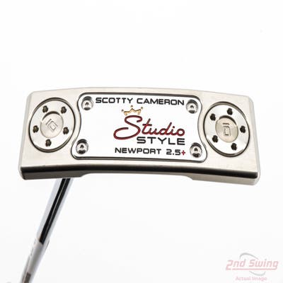 Mint Titleist Scotty Cameron 2025 Studio Style Newport 2.5 Plus Putter Steel Left Handed 35.0in
