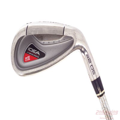 Adams Idea A2 OS Single Iron Pitching Wedge PW Stock Steel Shaft Steel Stiff Right Handed 35.75in
