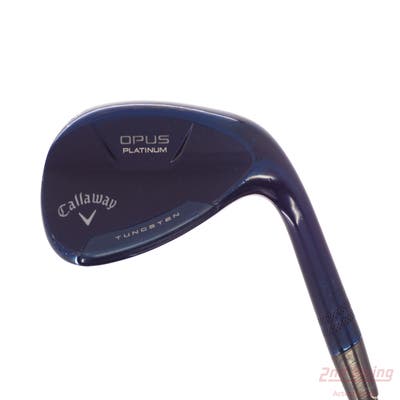 Callaway Opus Platinum Blue Wedge Sand SW 54° 12 Deg Bounce S Grind Dynamic Gold Mid 115 Gunmetal Steel Wedge Flex Right Handed 35.25in