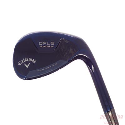 Callaway Opus Platinum Blue Wedge Lob LW 58° 10 Deg Bounce S Grind Dynamic Gold Mid 115 Gunmetal Steel Wedge Flex Right Handed 35.0in